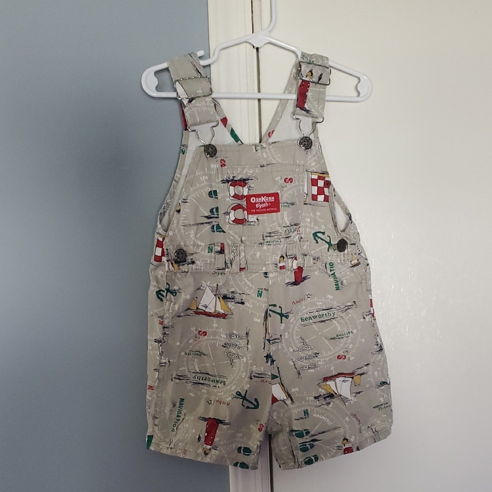 OshKosh B'gosh Tan Overalls Casual Fit